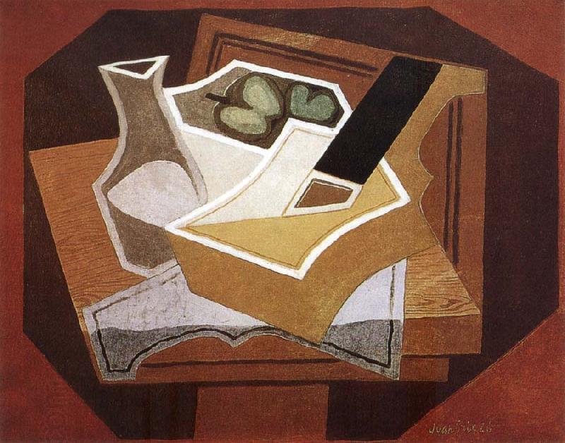 Juan Gris Guitar apple and water bottle China oil painting art